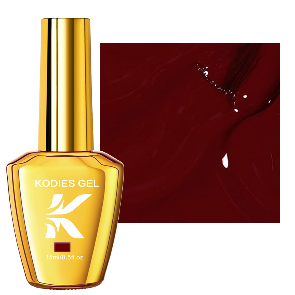 KODIES GEL Bordeaux Rode Gel N - Uv Lamp Nail Resin recensie en prijs