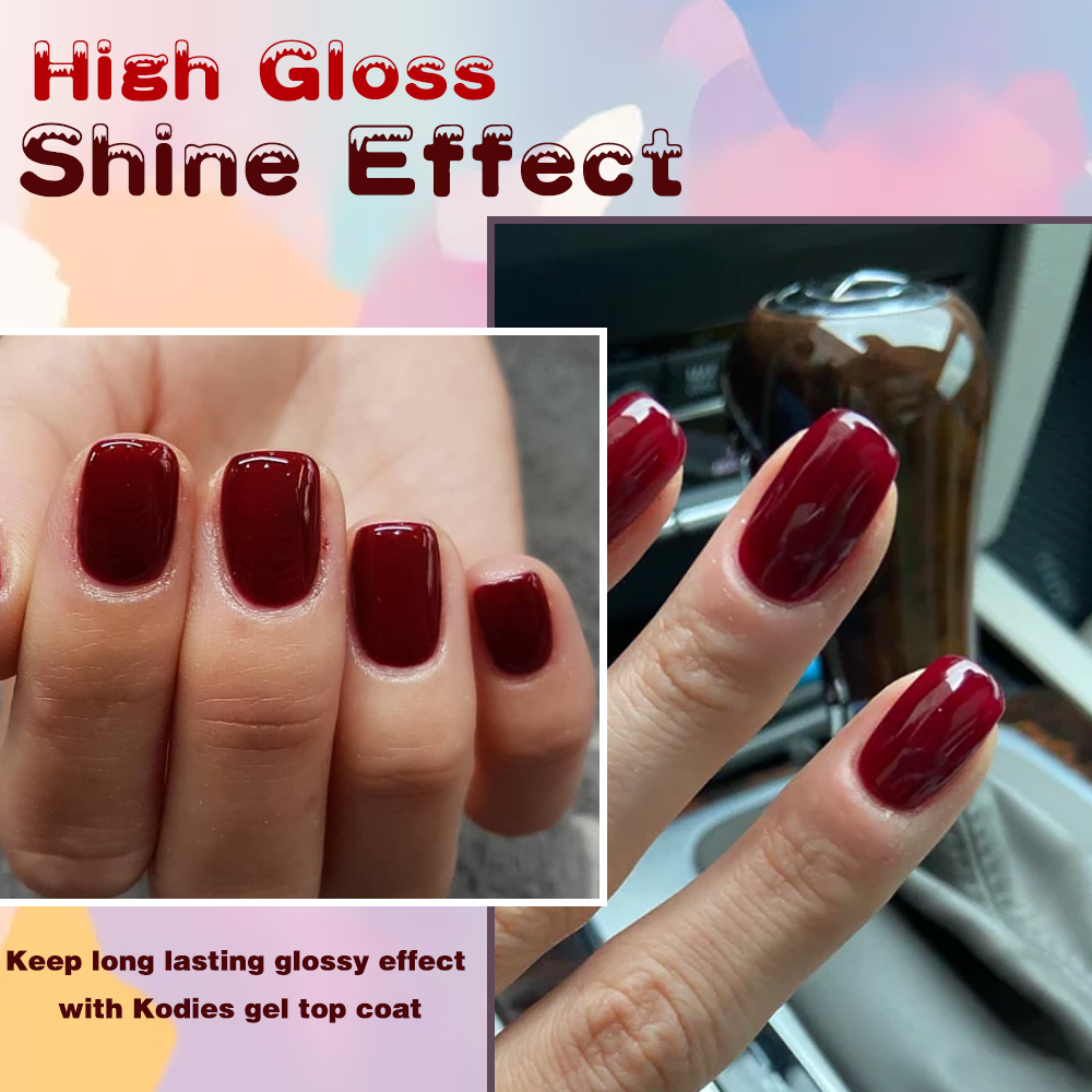 KODIES GEL Bordeaux Rode Gel N - Uv Lamp Nail Resin recensie en prijs