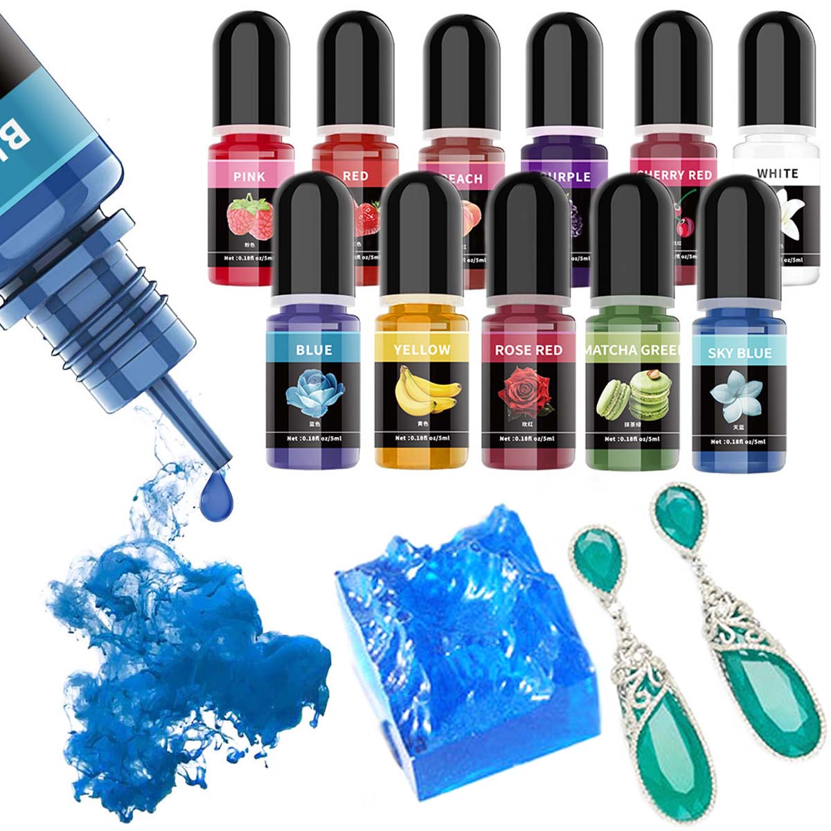 5 ml/Fles Epoxyhars Pigment Vl - Resin Art Uv recensie en prijs