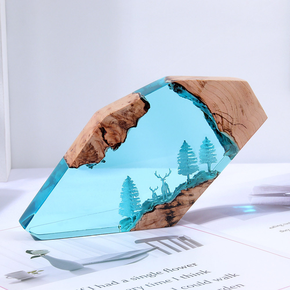 Bosfee Herten Desktop Kunst Ge - Resin Art And Craft recensie en prijs