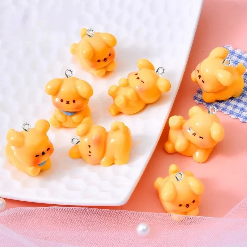 10 stuks schattige cartoon hon - Resin Art Acrylic recensie en prijs