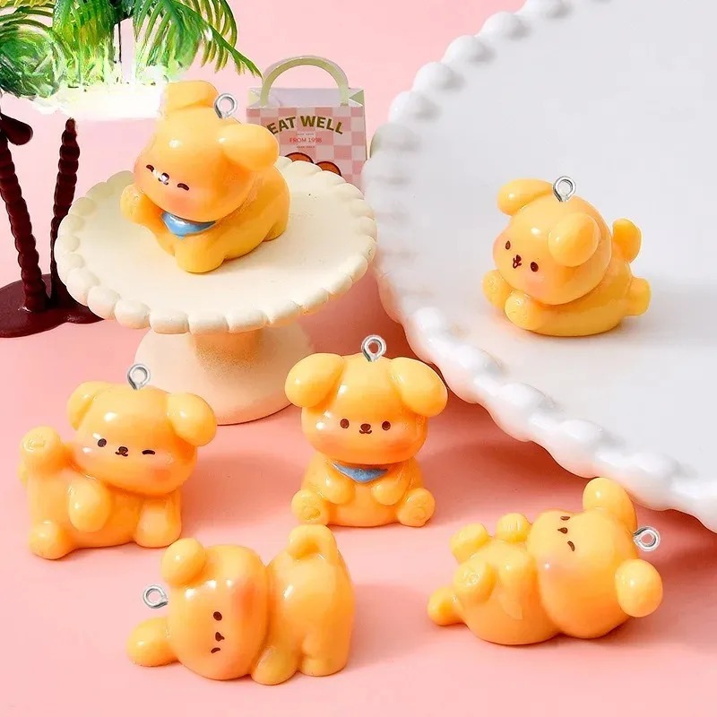 10 stuks schattige cartoon hon - Resin Art Acrylic recensie en prijs